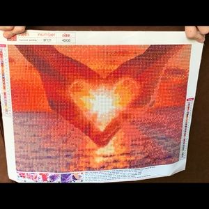 Completed diamond paintings all are 30x40cm